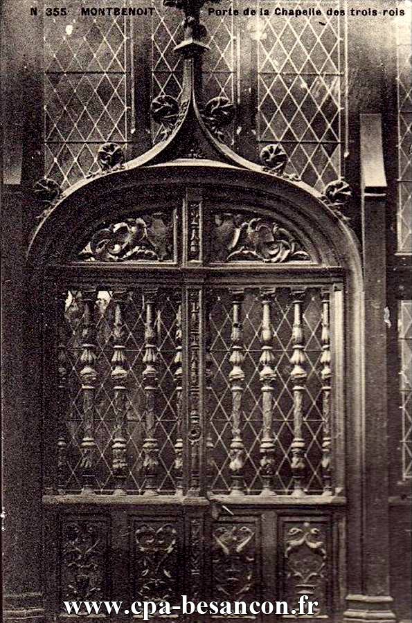 N° 355 - MONTBENOIT - Porte de la Chapelle des trois-rois